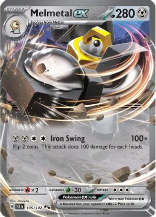 Melmetal Ex 105 Sv07 Stellar Crown Holofoil
