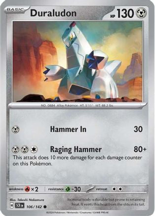 Duraludon 106 Sv07 Stellar Crown Reverse Holofoil