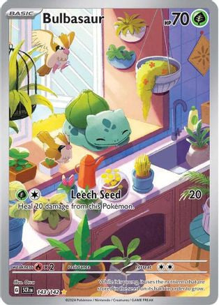 Bulbasaur 143 Sv07 Stellar Crown Holofoil