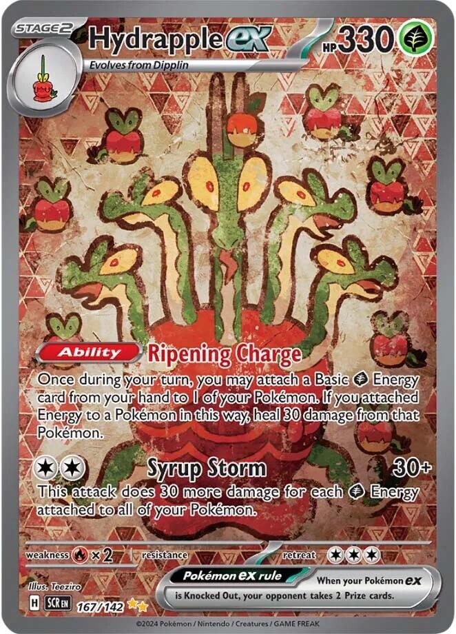 Hydrapple ex - 167/142 - (SV07: Stellar Crown)