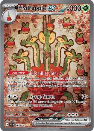 Hydrapple Ex 167 Sv07 Stellar Crown Holofoil