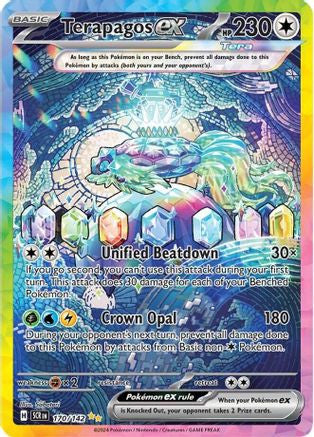Terapagos Ex 170 Sv07 Stellar Crown Holofoil
