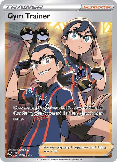Gym Trainer (Full Art) - SWSH12: Silver Tempest