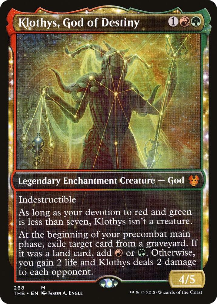 Klothys, God of Destiny (Showcase) - Theros Beyond Death