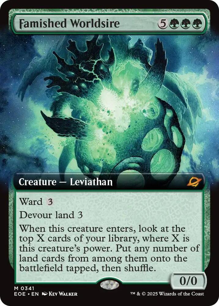 Famished Worldsire (Extended Art) - Edge of Eternities