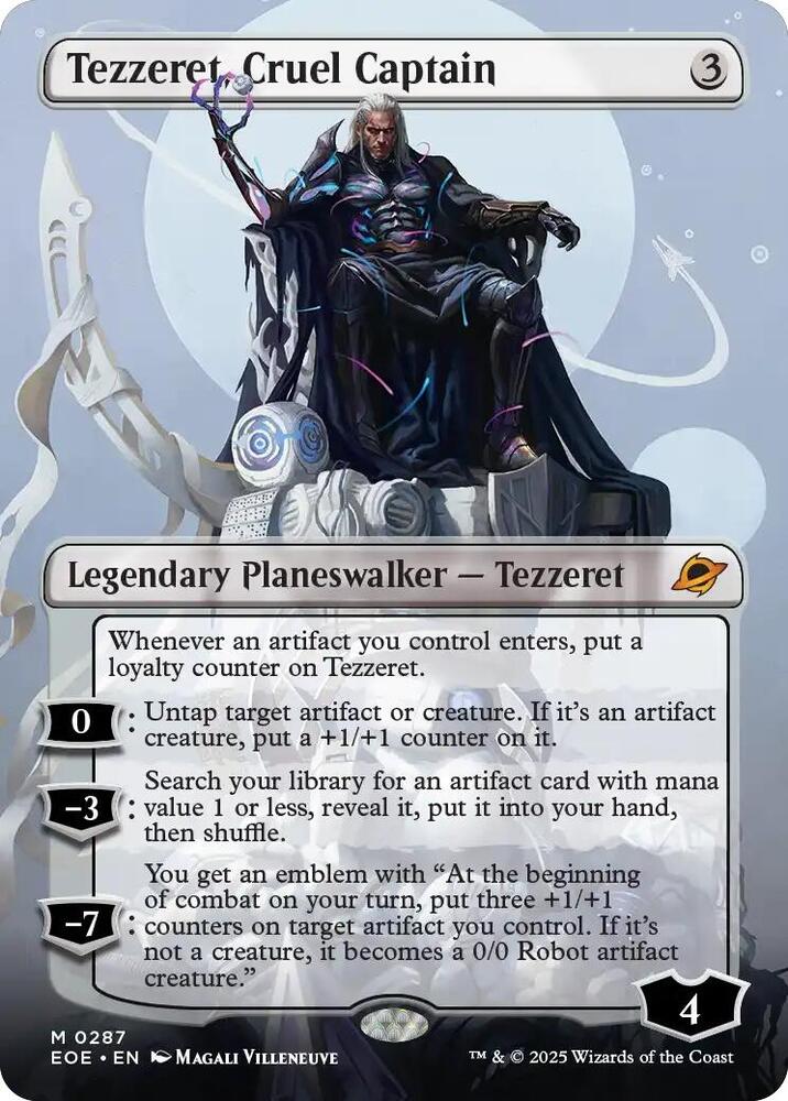 Tezzeret, Cruel Captain (Borderless) - Edge of Eternities
