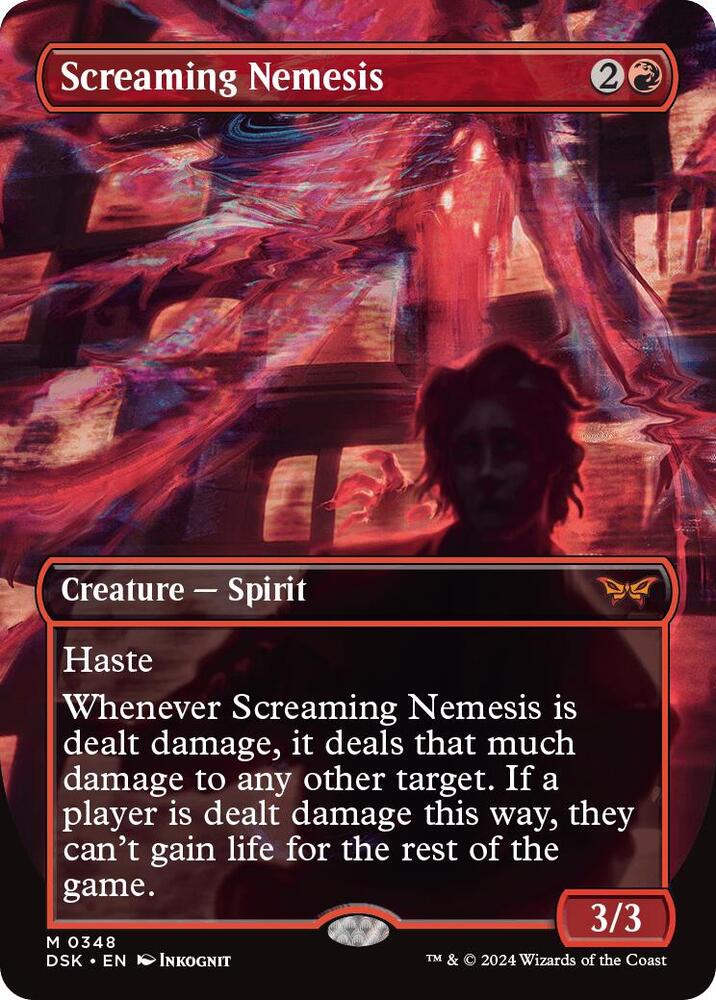 Screaming Nemesis (Borderless) - Duskmourn: House of Horror