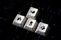 Traitors Sakasama Bright 6 Key OEM Profile Dye Sub Keycap Set
