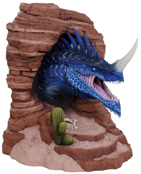 DND Bookends Blue Dragon