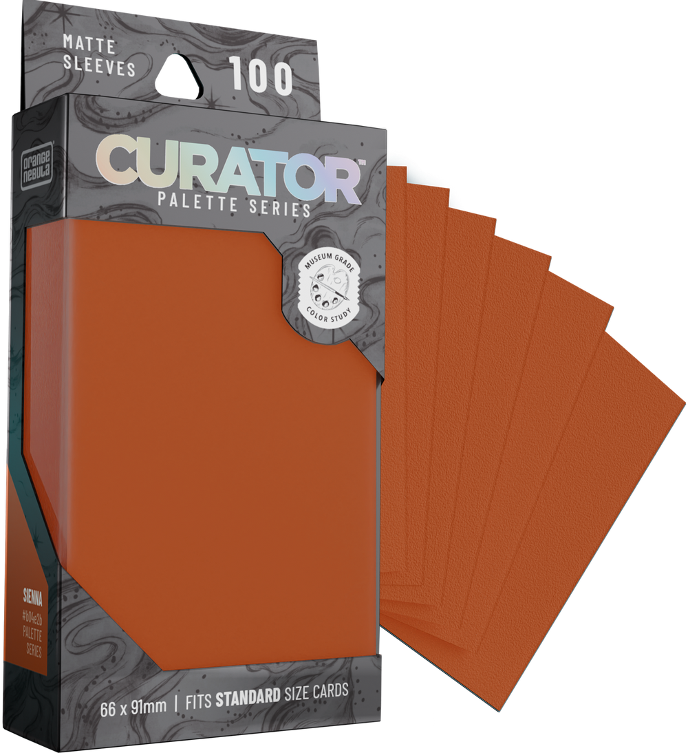 Curator Palette Series Sleeves - Standard Size - 100ct - Sienna
