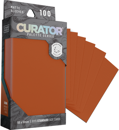 Curator Palette Series Sleeves - Standard Size - 100ct - Sienna