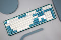 Varmilo Sword 2-108 Twilight Green White LED Dye Sub PBT Aluminum EC Mechanical Keyboard