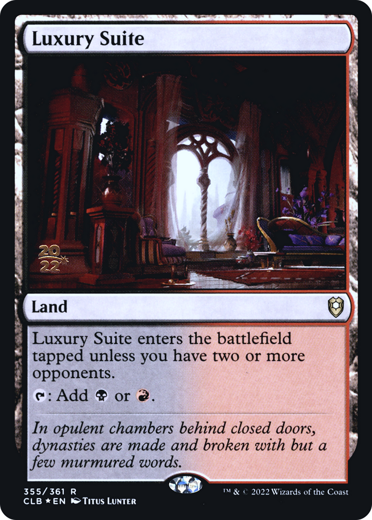 Luxury Suite (PRE-355S) - Battle for Baldur's Gate Promos Foil