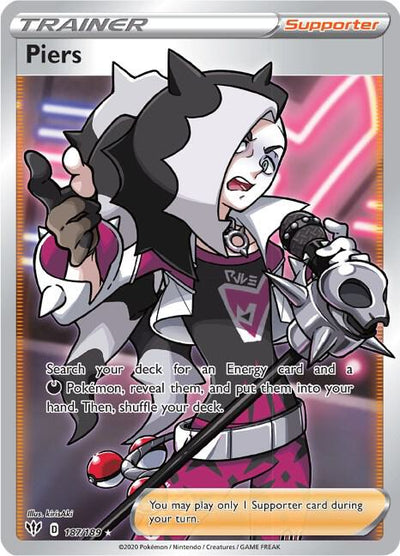 Piers (Full Art) - SWSH03: Darkness Ablaze