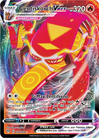 Centiskorch VMAX - SWSH03: Darkness Ablaze
