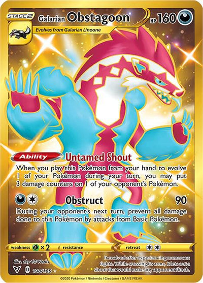 Galarian Obstagoon (Secret) - SWSH04: Vivid Voltage