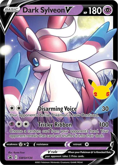 Dark Sylveon V - SWSH134 - SWSH: Sword & Shield Promo Cards