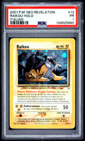 Raikou Holo PSA 1 2001 Pokemon Italian Neo Revelation #13 POP 1