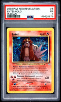 Entei Holo PSA 1 2001 Pokemon Italian Neo Revelation #6 POP 1