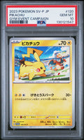 Pikachu Gym Event Campaign PSA 10 2023 Pokemon Japanese Sv-P Promo #120