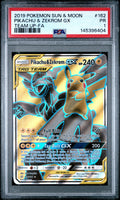 Pikachu & Zekrom GX PSA 1 2019 Sun & Moon Team Up #162 POP 5