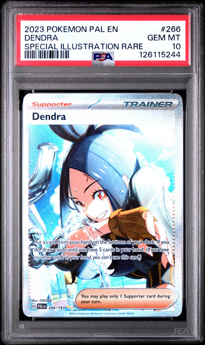 Dendra Special Illustration Rare PSA 10 2023 Pokemon Pal En-Paldea Evolved #266
