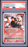 Heatran LV.X Holo PSA 1 2008 Diamond & Pearl Black Star Promo #DP31 POP 12