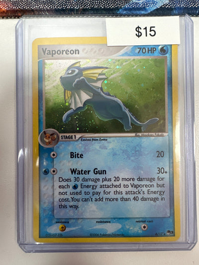 Pokemon Vaporeon 6/17