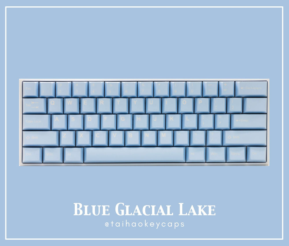 Tai-Hao Glacial Lake 150 Key Cubic Double Shot ABS Keycap Set