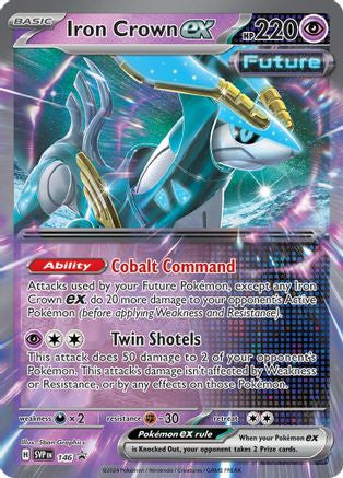 Iron Crown Ex 146 146 Sv Scarlet Violet Promo Cards Holofoil