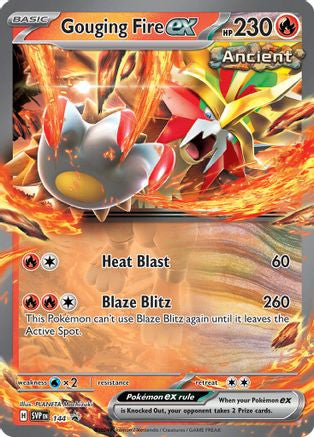 Gouging Fire Ex 144 144 Sv Scarlet Violet Promo Cards Holofoil
