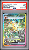 PSA 9 MINT Japanese Pokemon 2024 LEAFEON ex 200/187 TERASTAL FESTIVAL SV8a
