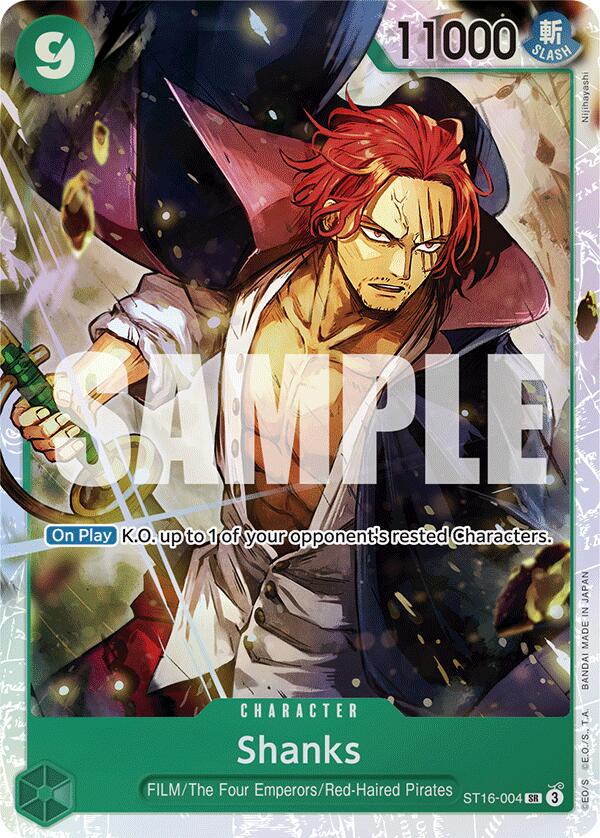 Shanks - ST16-004 - (Starter Deck 16: GREEN Uta)
