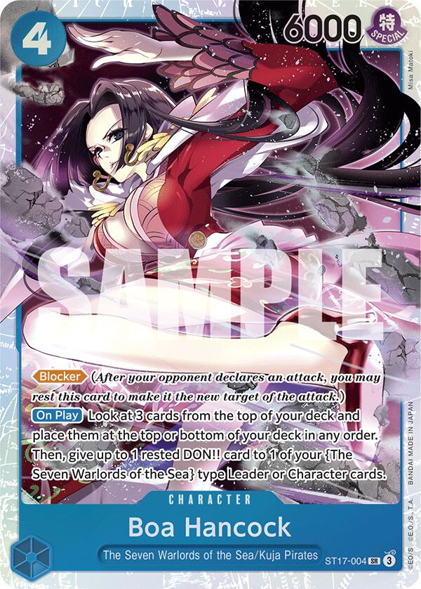 Boa Hancock - ST17-004 - (Starter Deck 17: BLUE Donquixote Doflamingo)