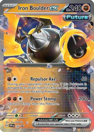Iron Boulder Ex 147 147 Sv Scarlet Violet Promo Cards Holofoil