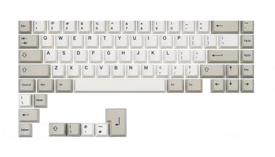 EnjoyPBT Beige 76 Key Cherry Profile Dye Sub PBT Keycap Set