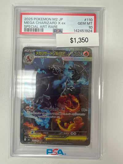 Pokemon Charizard X ex 110/080 PSA 10