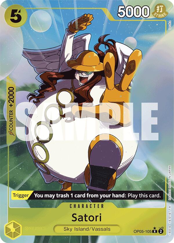 Satori (Alternate Art) - OP05-105 - (Premium Booster -The Best-)