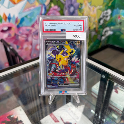 Pokemon Pikachu EX Japanese #001 PSA 10