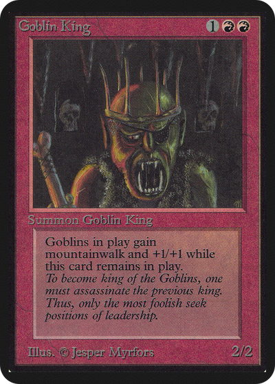 Goblin King (LEA-154) - Limited Edition Alpha