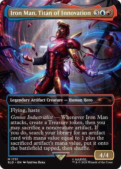 Iron Man, Titan of Innovation (Rainbow Foil) - 1731 - (Secret Lair Drop Series)