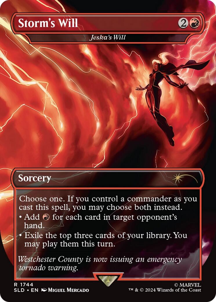 Storm's Will - Jeska's Will (Rainbow Foil) - 1744 - (Secret Lair Drop Series)
