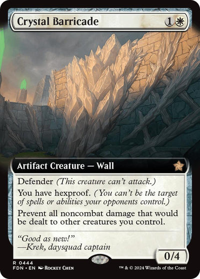 Crystal Barricade (Extended Art) [FDN - 444]