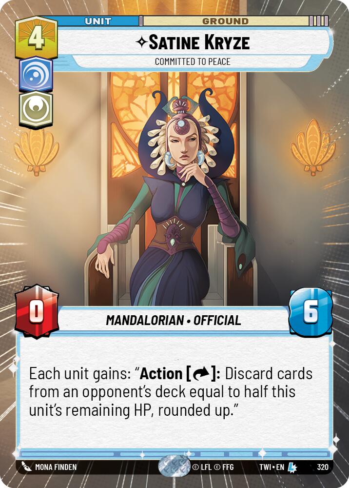 Satine Kryze - Committed to Peace (Hyperspace) - 320 - (Twilight of the Republic)