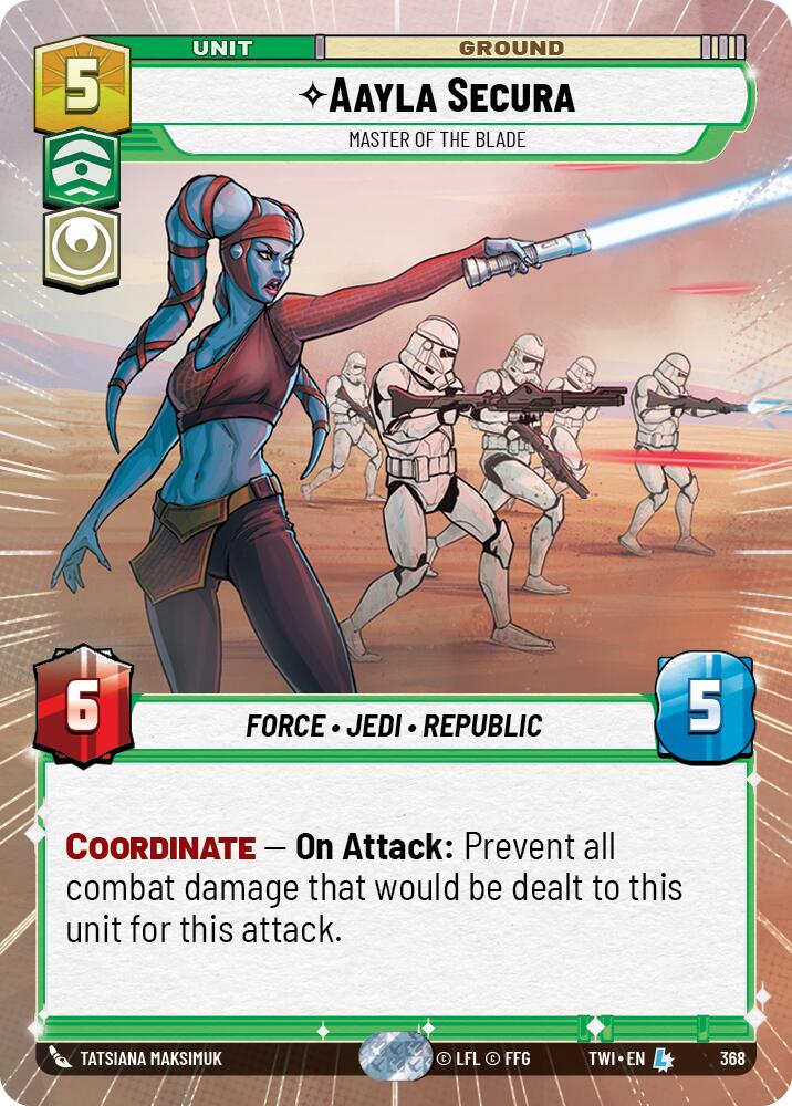 Aayla Secura - Master of the Blade (Hyperspace) - 368 - (Twilight of the Republic)