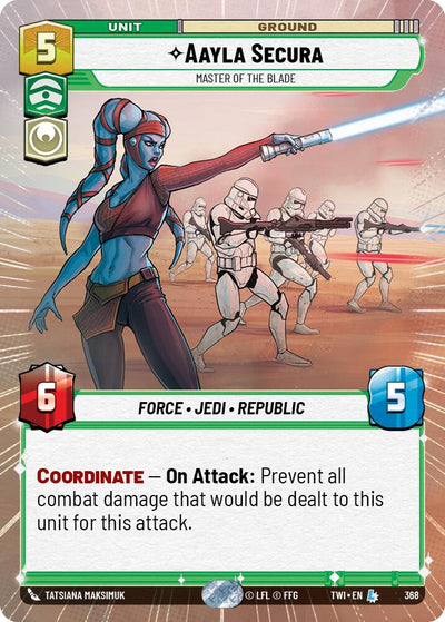 Aayla Secura - Master of the Blade (Hyperspace) - 368 - (Twilight of the Republic)