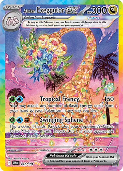 Alolan Exeggutor ex - 242/191 - 242/191 - (SV08: Surging Sparks)