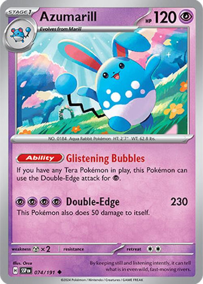 Azumarill - 074/191 - (SV08: Surging Sparks)