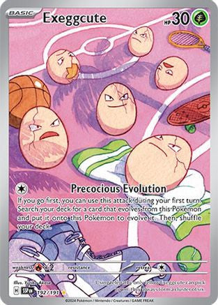 Exeggcute 192 Sv08 Surging Sparks Holofoil