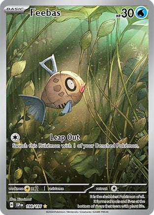 Feebas 198 Sv08 Surging Sparks Holofoil